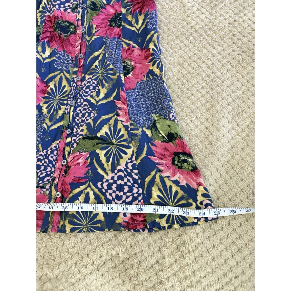 Abercrombie & Fitch Floral Mini Babydoll Cottage Core Boho Resort Y2K  M - Picture 12 of 13
